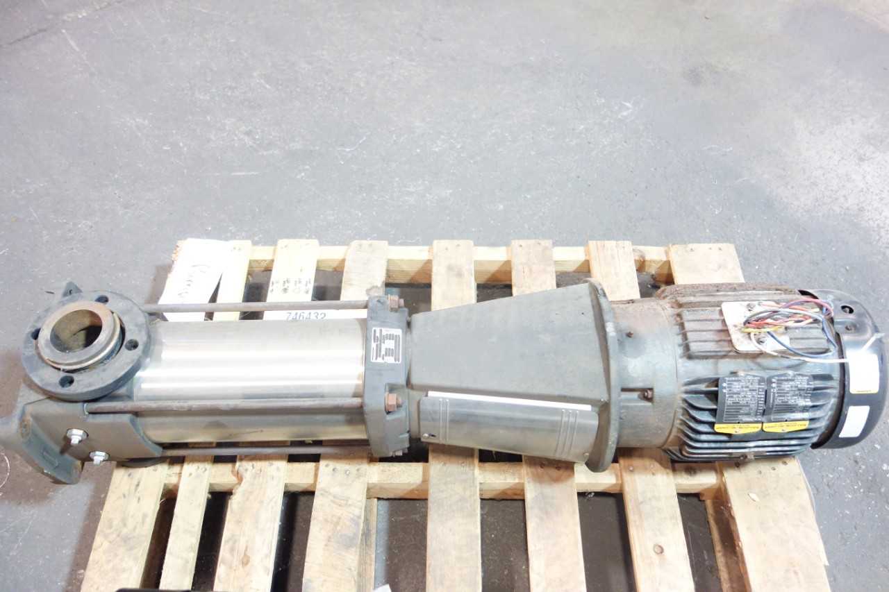 GRUNDFOS CR32-5-2 A-G-A-E-KUBE VERTICAL MULTISTAGE STAINLESS 3IN 158.5GPM 20HP 3IN 208/460V-AC CENTRIFUGAL PUMP - CENTRIFUGAL PUMP