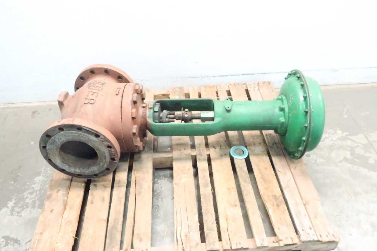 FISHER 667-ET PNEUMATIC 250 IRON FLANGED 6IN CONTROL VALVE - CONTROL VALVE FISHER 667-ET PNEUMATIC 250 IRON FLANGED 6IN CONTROL VALVE - CONTROL VALVE