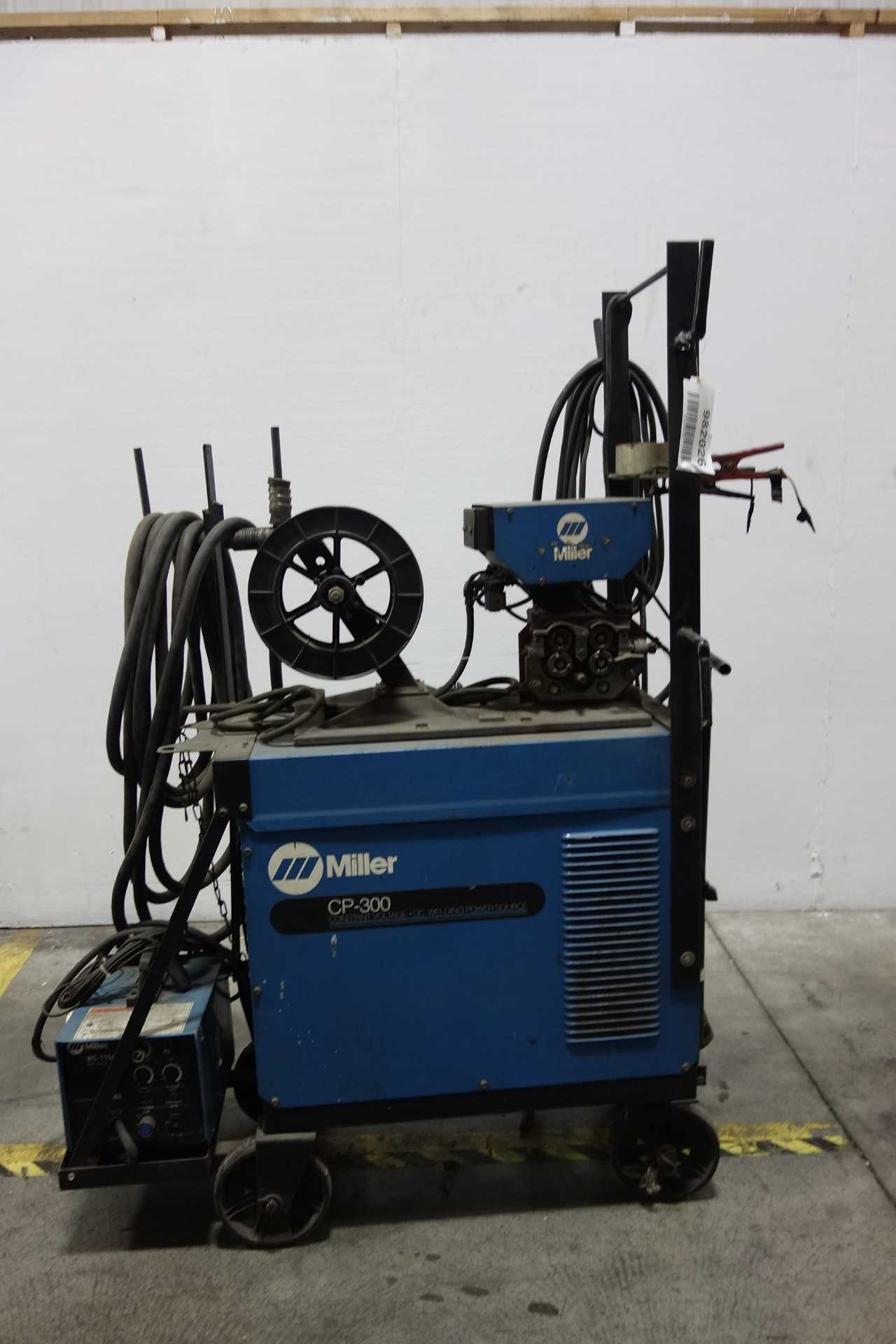 MILLER CP300 ARC WELDER WITH WIRE FEEDER - WELDING EQUIPMENT