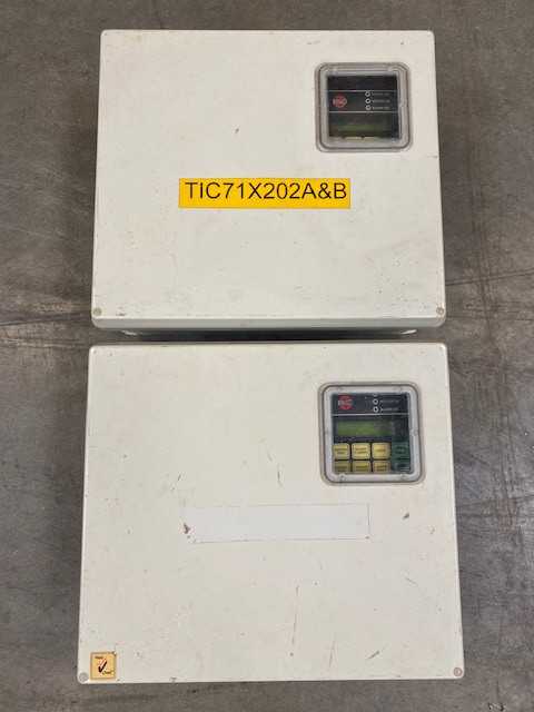 Set of 2 Thermon Heat Tracing Control & Monitoring Units TC202A-SSR15B-240-F-P3 - Used - Bench Tested - AUTOMATION & CONTROLS