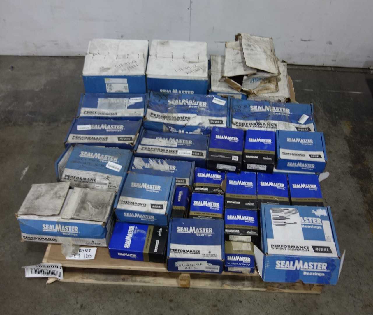PALLET OF ASSORTED SEALMASTER BEARINGS - BEARINGS