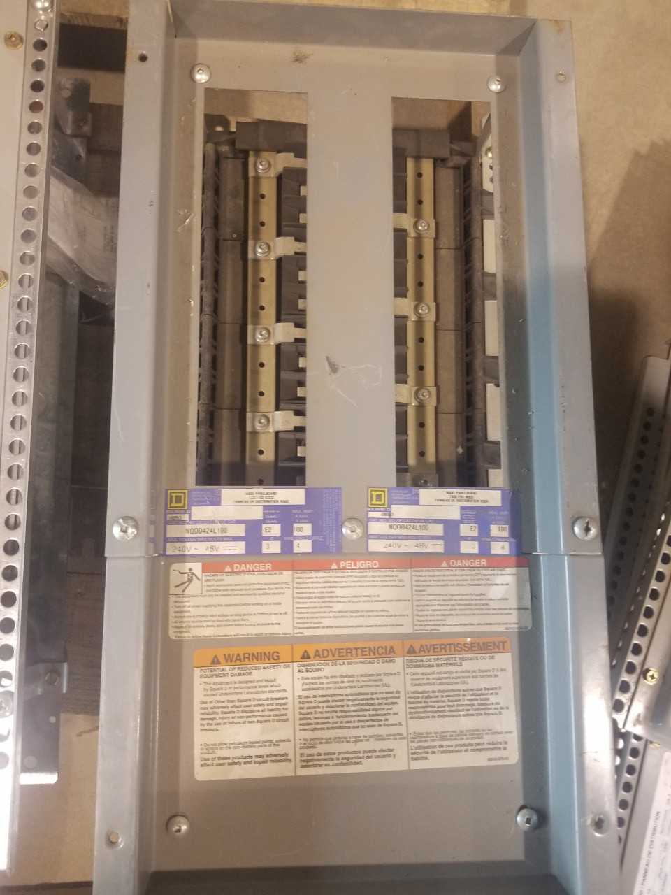 PANELBOARDS & COVERS (QTY-11) - ELECTRICAL COMPONENTS