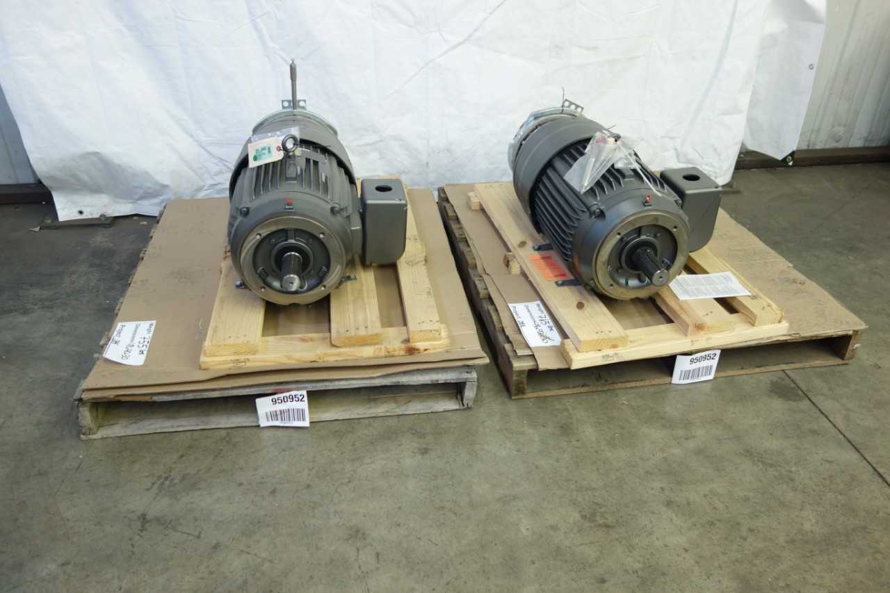 LOT OF 2 BALDOR RELIANCE 20768P-001 REV B ELECTRIC MOTORS - ELECTRIC MOTORS