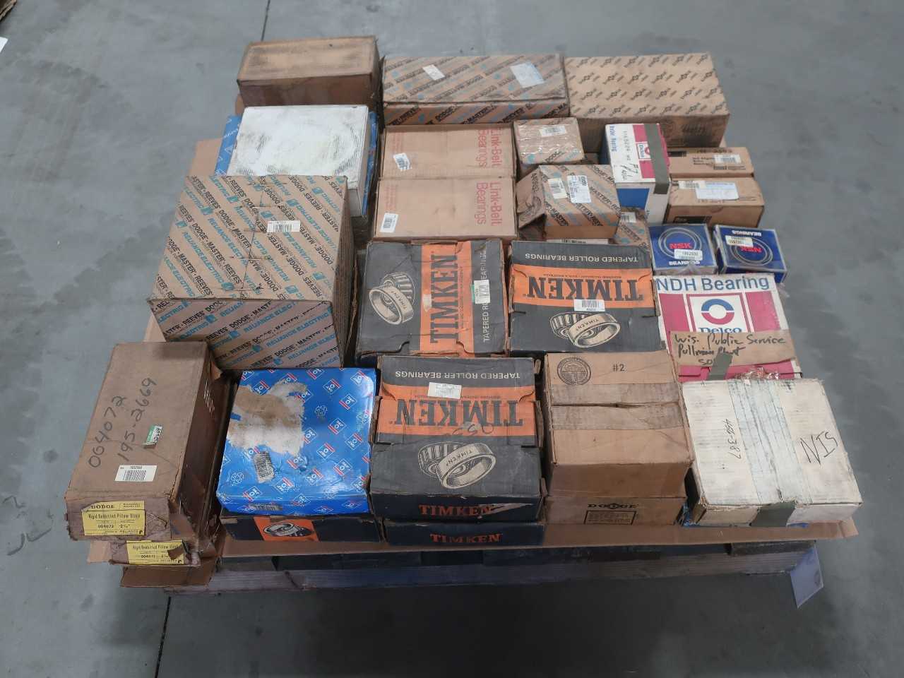 1 PALLET OF ASSORTED BEARINGS - BEARINGS