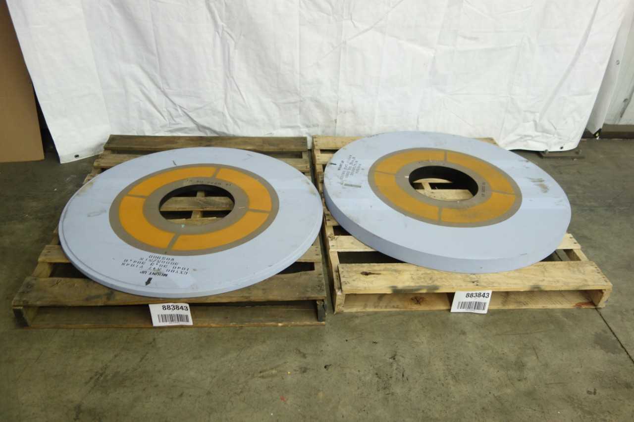 LOT OF 2 CXY80 M+7 V104S 3000M/MIN 304.8MM GRINDING WHEELS - ELECTRIC POWER TOOLS