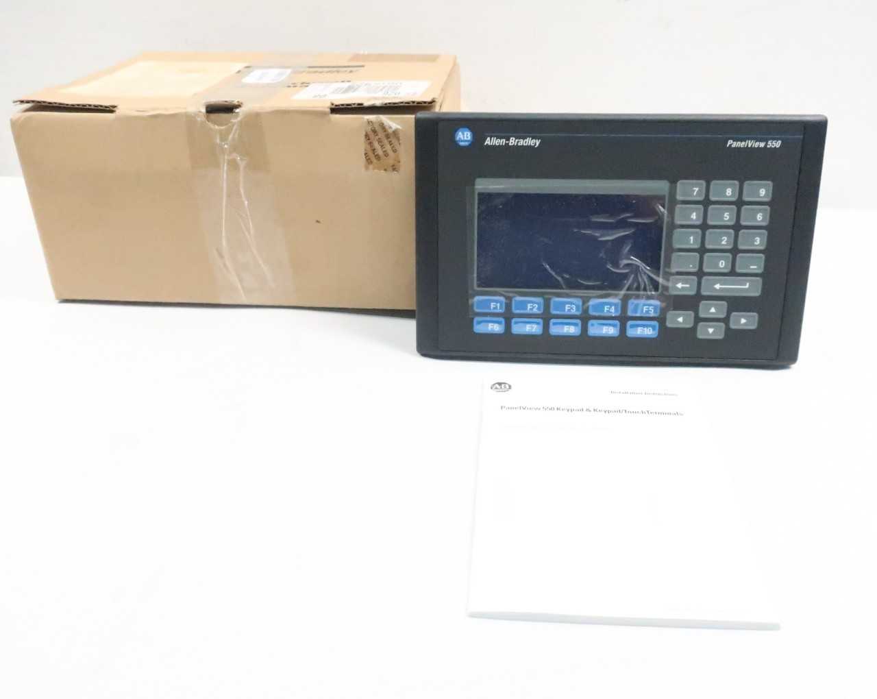 NEW ALLEN BRADLEY 2711-K5A8L1 PANELVIEW 550 INTERFACE PANEL SER H REV B - AUTOMATION & CONTROLS
