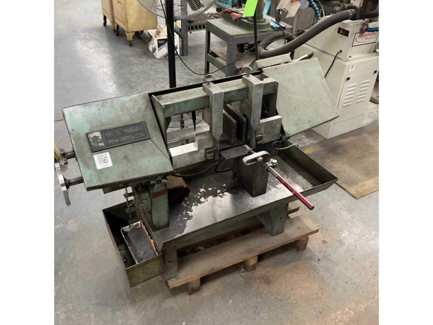 W.F. WELLS AND SONS, INC HORIZONTAL BAND SAW