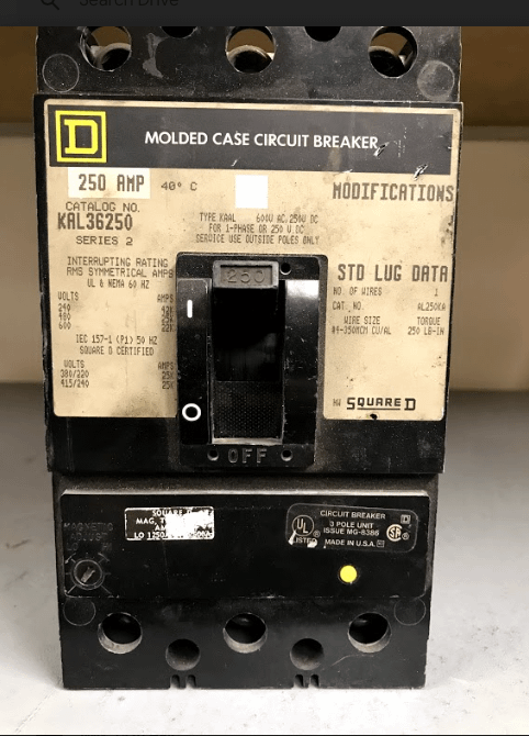 Square D Breaker - CIRCUIT BREAKERS