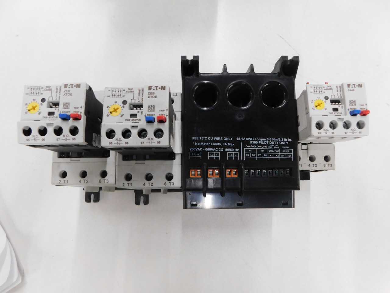 Lot of Quantity 4x Overload Relays - ELECTRICAL COMPONENTS