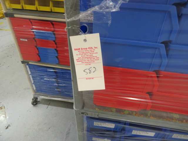 Rolling Work Cabinet with Parts Boxes - MISCELLANEOUS