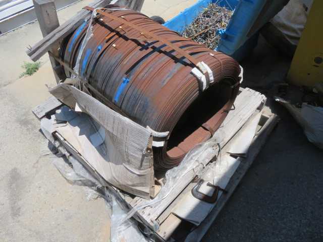 Pallet of Metal banding Coil Wire - MISCELLANEOUS