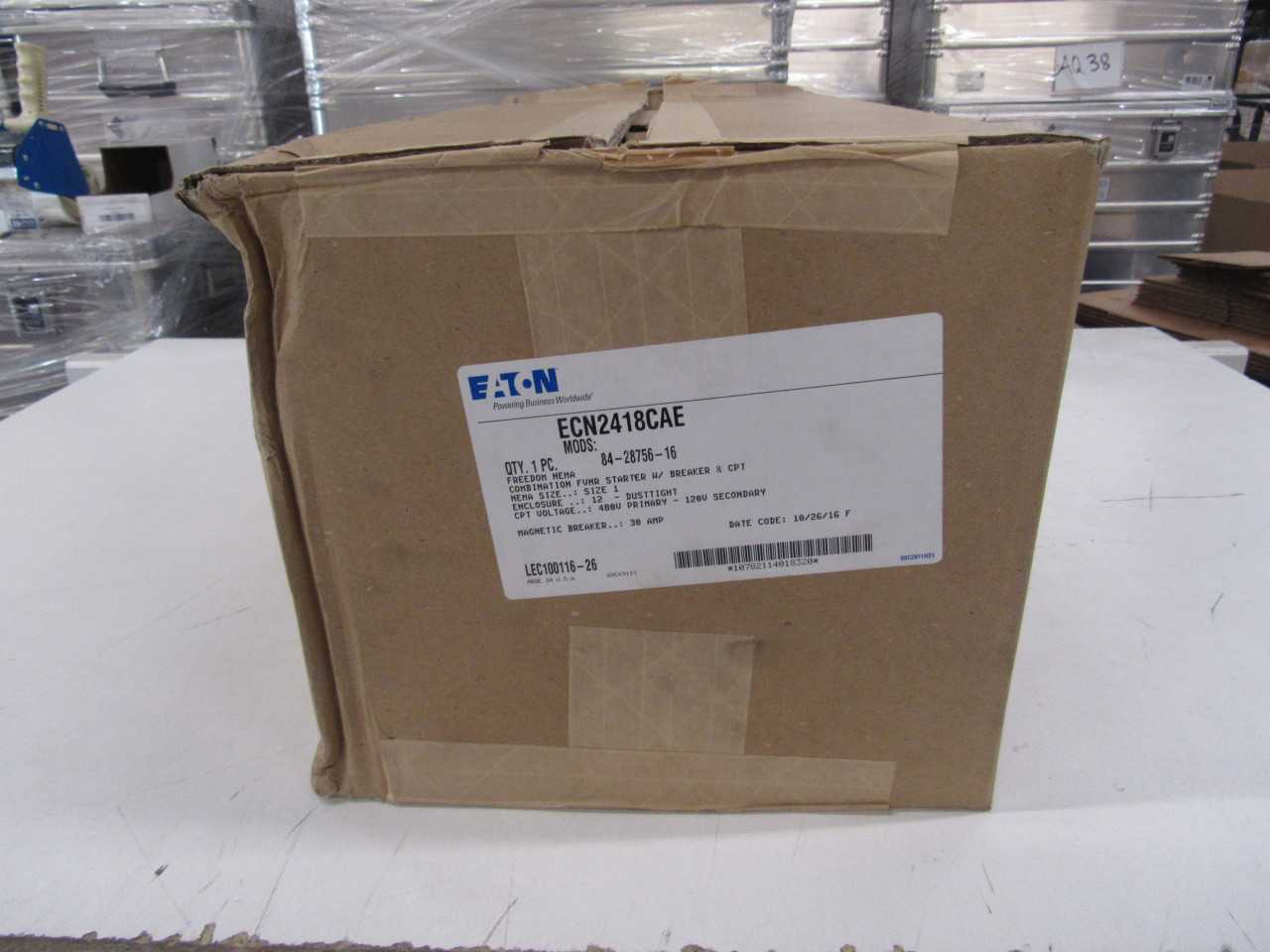 Lot of Quantity 1x ECN2418CAE Starter Enclosure - MOTOR STARTERS