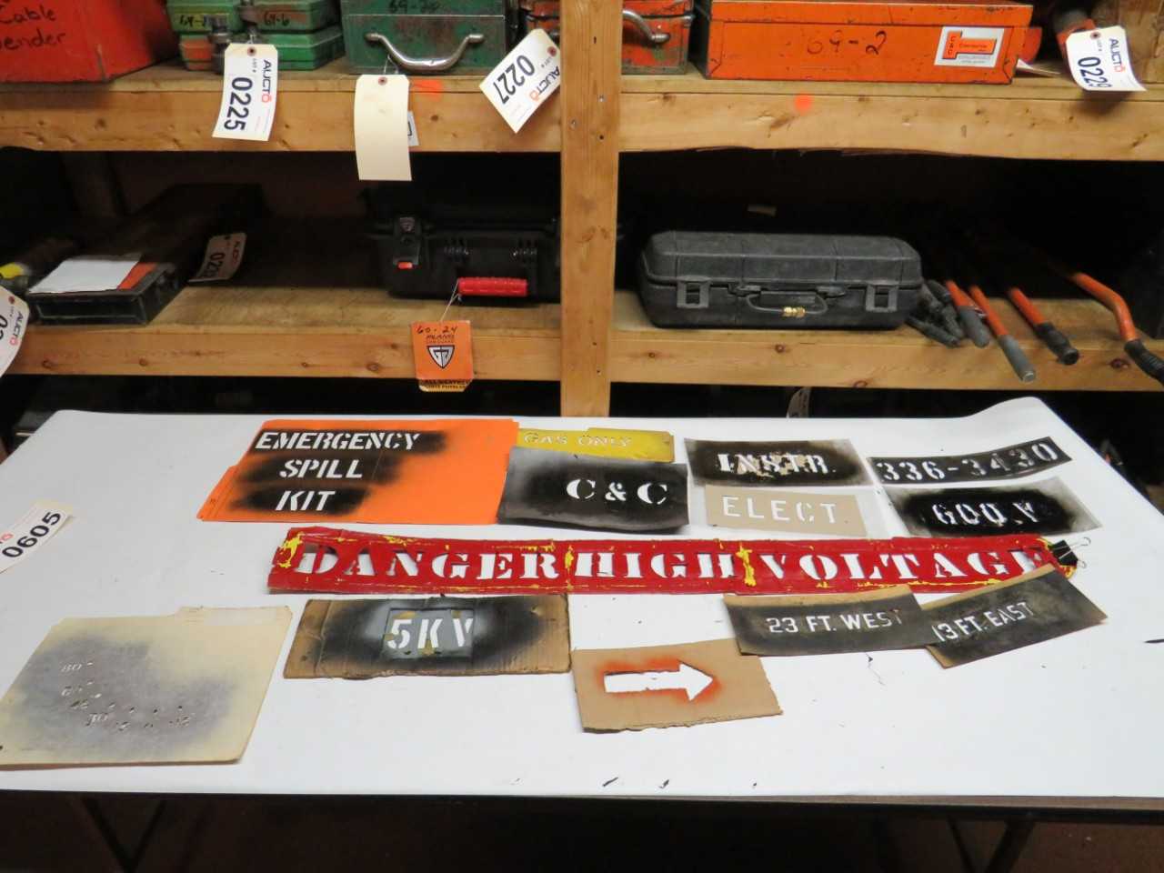 LOT OF ASSORTED STENCILS - MISCELLANEOUS
