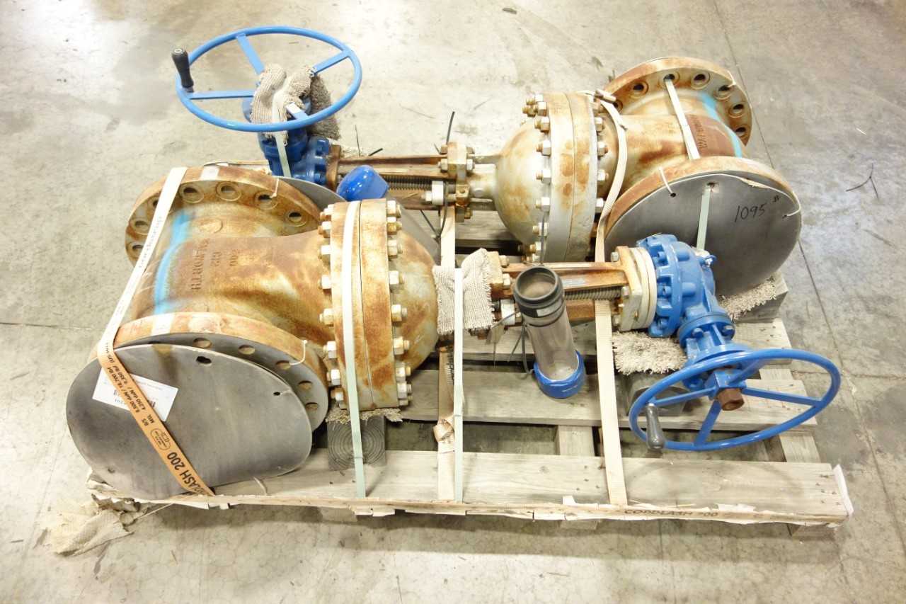 LOT OF 2 WALWORTH 12 IN GATE VALVES - KNIFE GATE VALVE