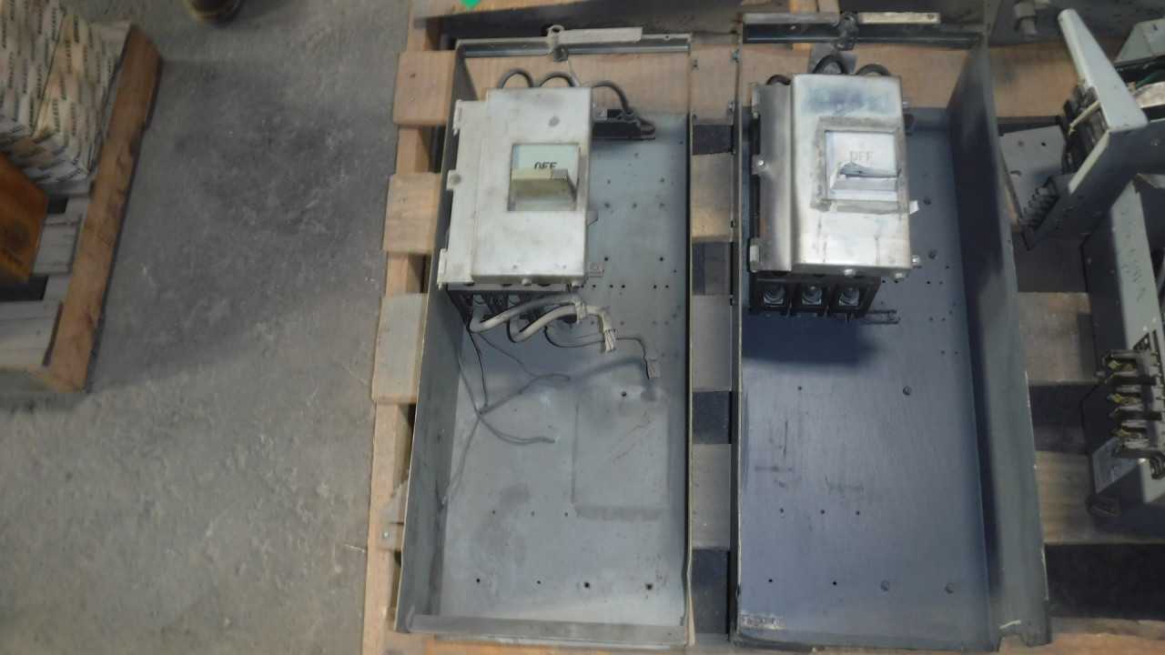 Lot of Two 200 Amp Westinghouse Circuit Breakers - MOTOR STARTERS