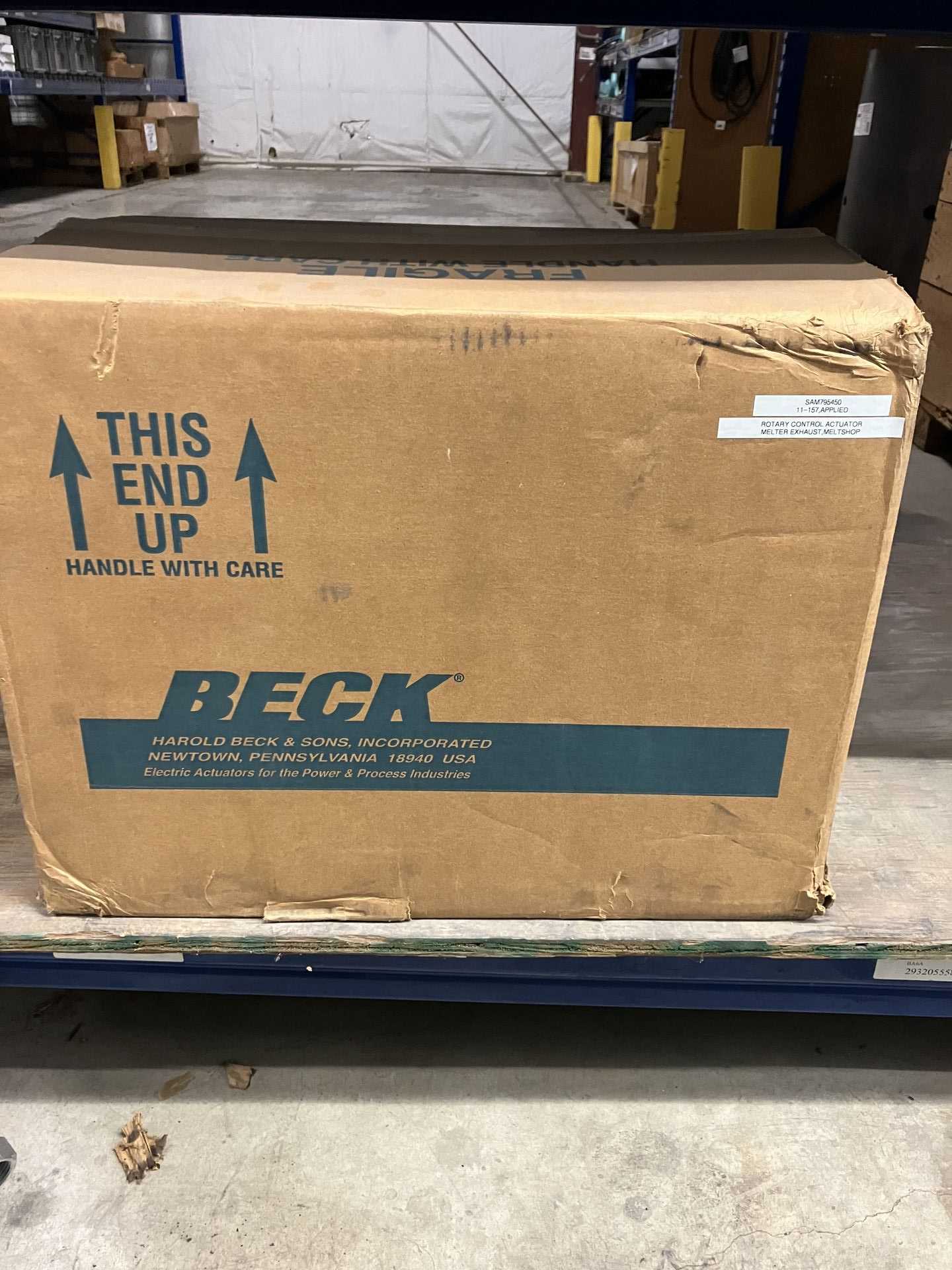 BECK 11-157 ACTUATOR - ACTUATOR