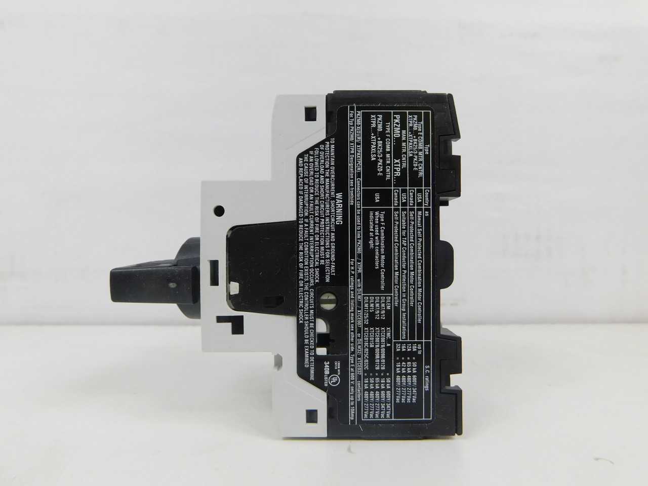 Quantity of 8x XTPR012BC1 MCP/Motor Circuit Protectors - ELECTRIC MOTORS