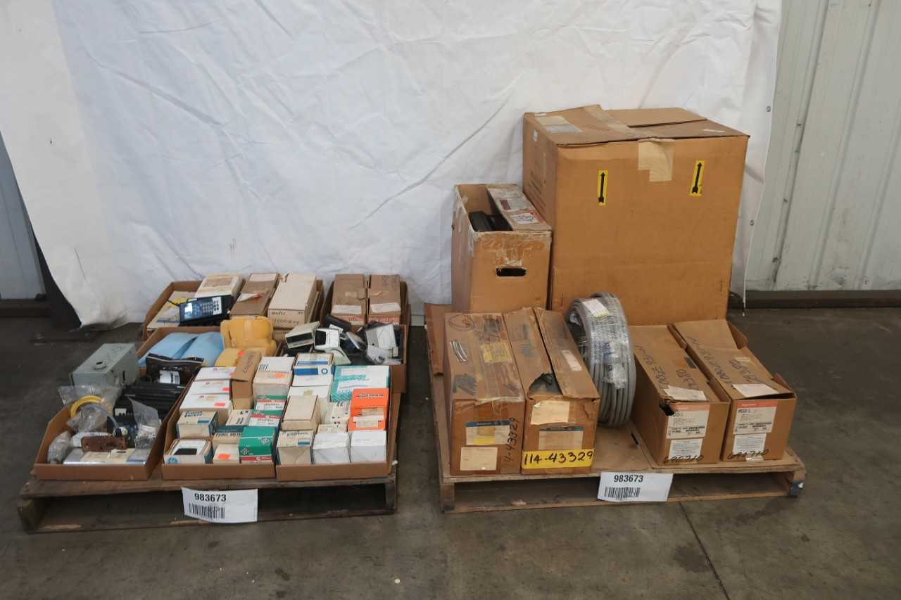 2 PALLET OF ASSORTED ELECTRICAL - ELECTRICAL COMPONENTS