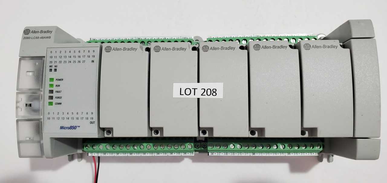 Allen Bradley Micro 850 2080-LC50-48AWB PLC - AUTOMATION & CONTROLS
