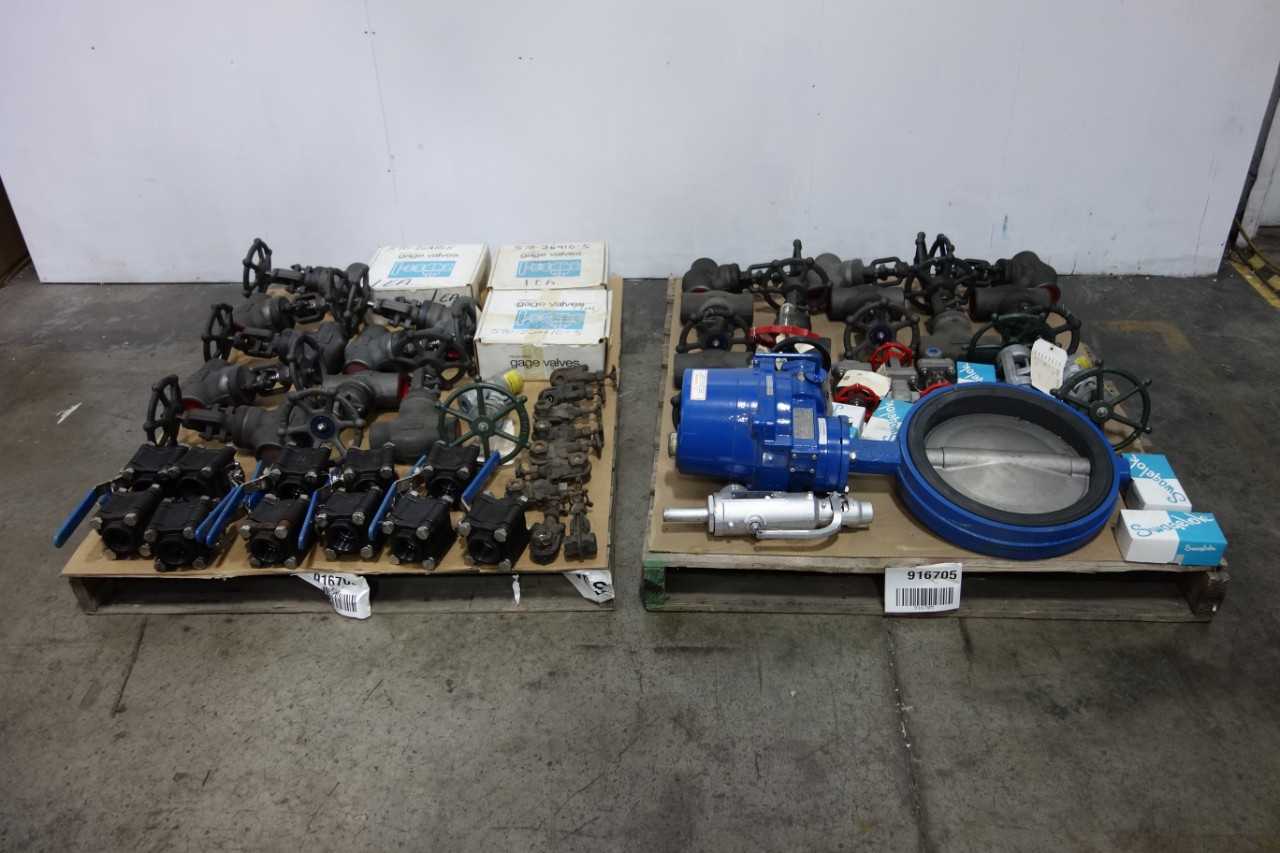 2 PALLETS OF ASSORTED VALVES - VALVES