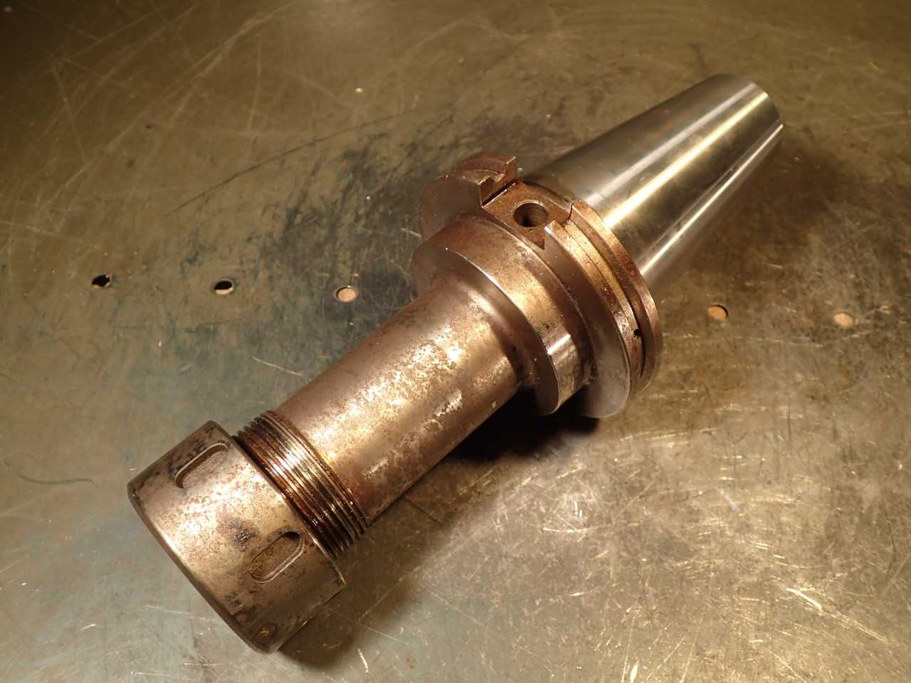 GS CAT50 TG100-5.50" TG-100 Collet Chuck: 5-1/2" Projection, CAT-50 Taper Shank - MACHINING ACCESSORIES & TOOLING