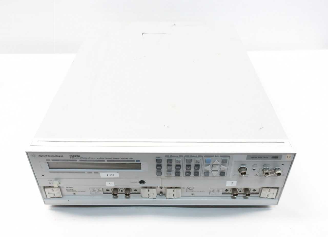 AGILENT TECHNOLOGIES E5272A 2-CHANNEL SOURCE/MONITOR UNIT - LAB & SCIENTIFIC
