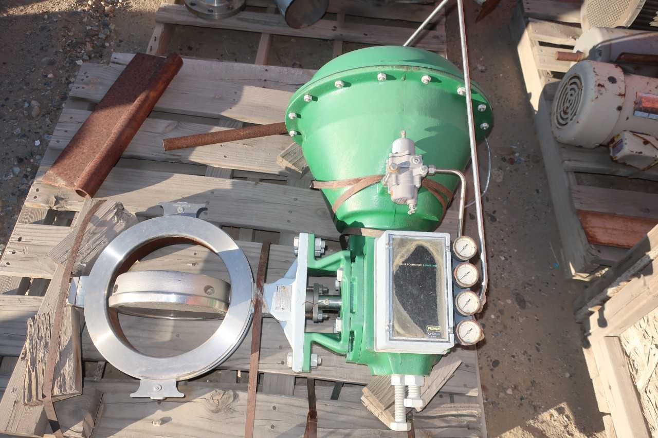 FISHER 2052 3IN BUTTERFLY CONTROL VALVE - CONTROL VALVE