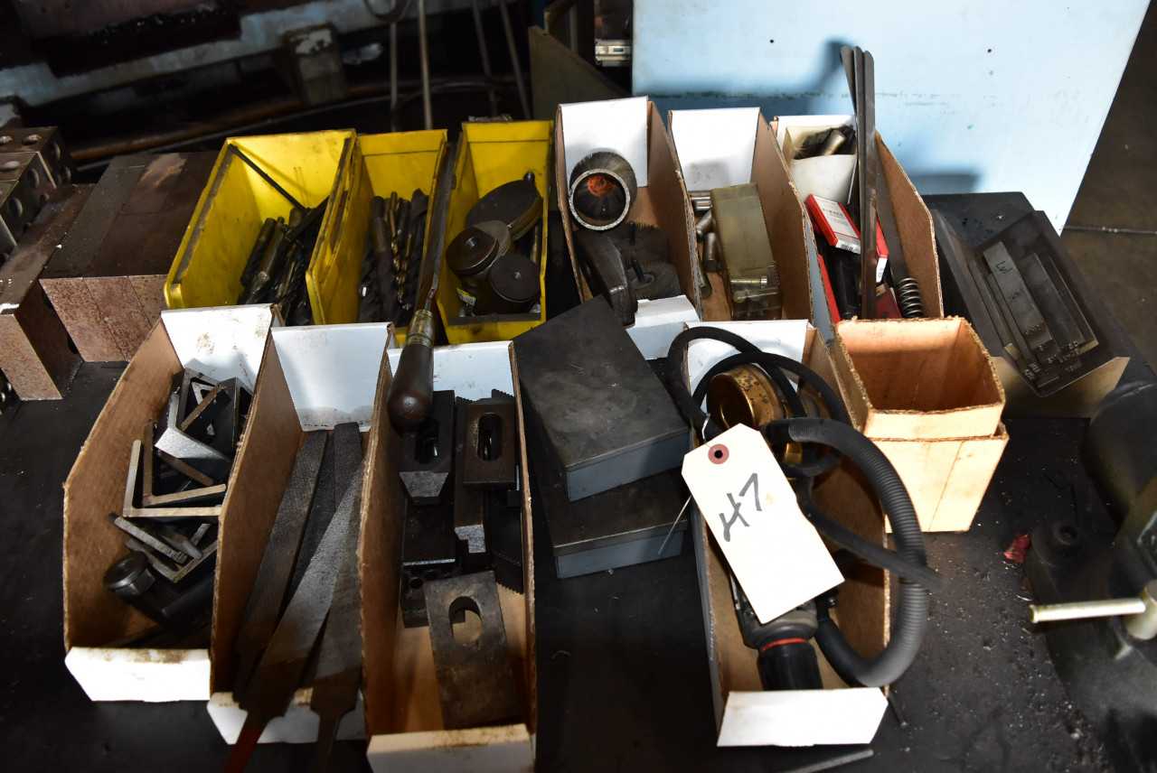 Lot of Misc. Drill bits, files, and guages - MACHINING EQUIPMENT PARTS