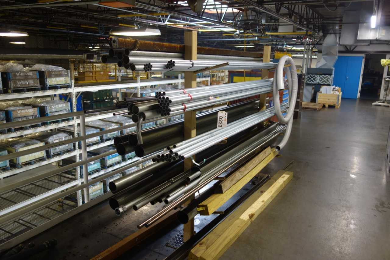Cantilever racking with conduit tubing - ELECTRICAL COMPONENTS