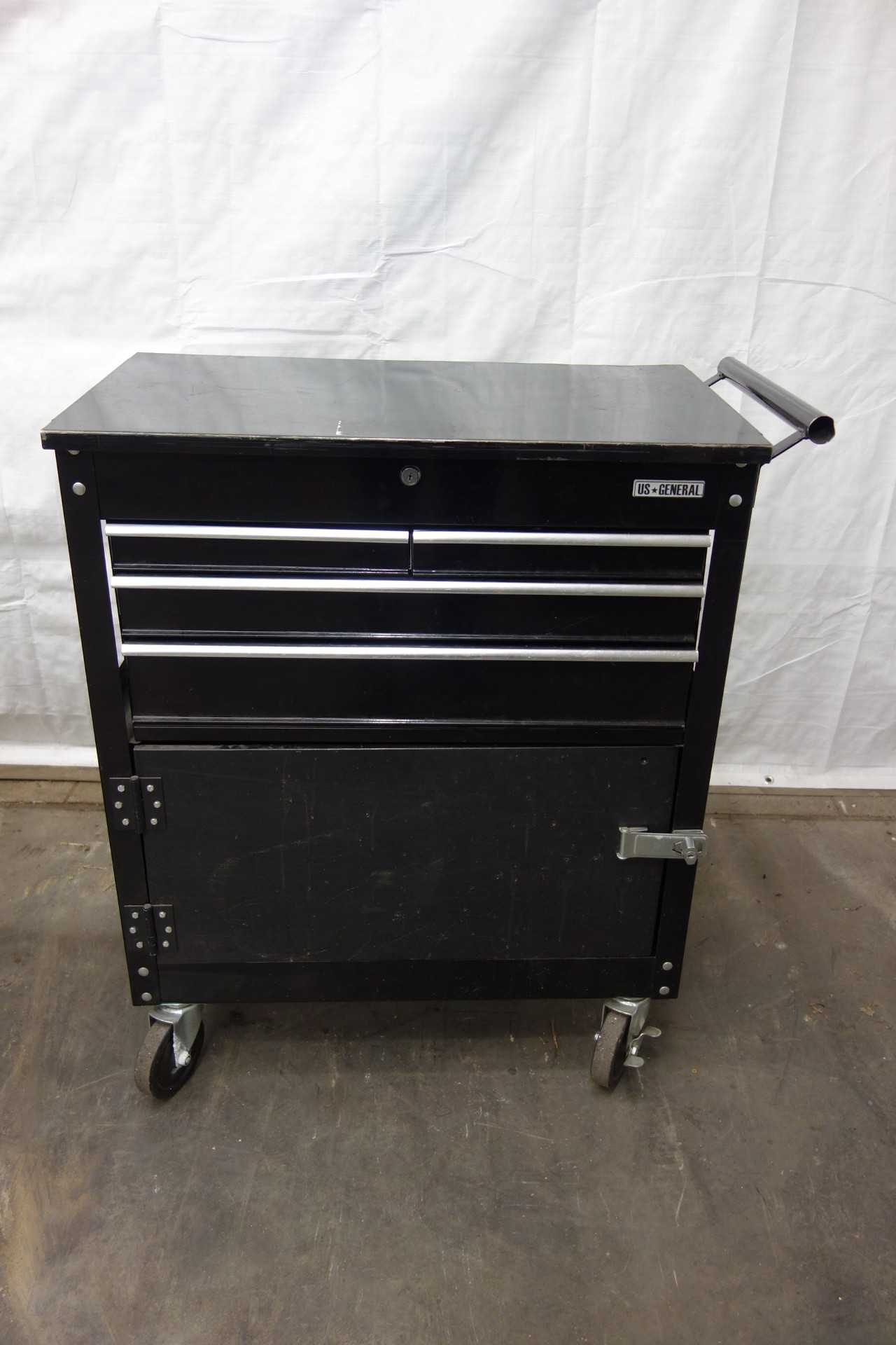 US GENERAL 4 DRAWER ROLL CART - ROLLING CARTS