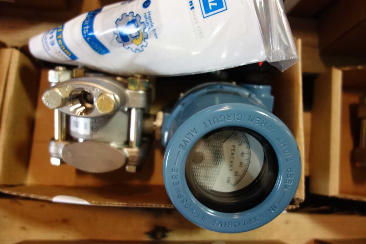 1 LOT OF ASSORTED PRESSURE TRANSMITTERS- ROSEMOUNT - INSTRUMENTATION