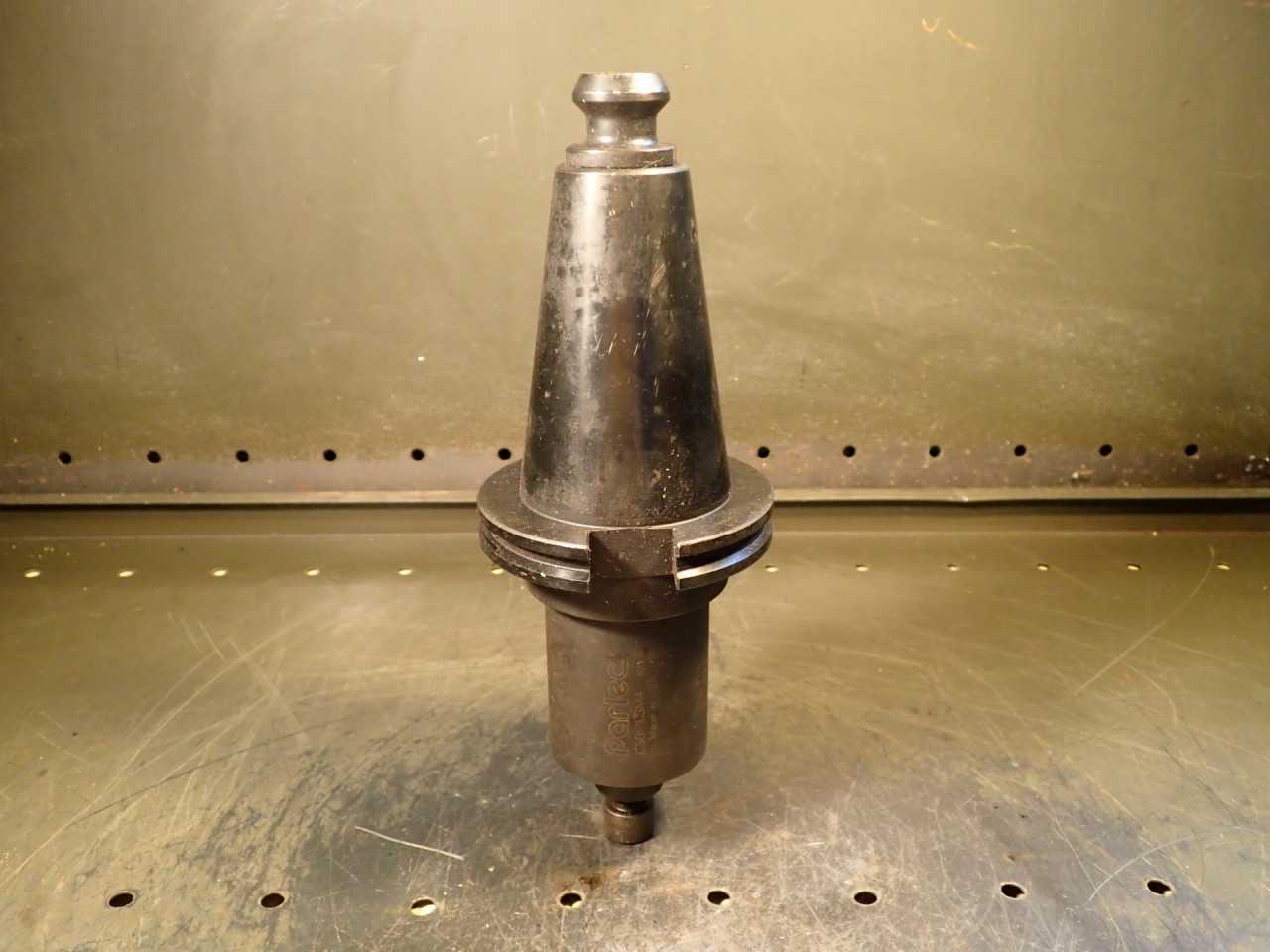 Parlec C50-10SM4 1" Shell Mill Arbor: 4" Extension, CAT-50 V-Flange Taper Shank - MACHINING ACCESSORIES & TOOLING