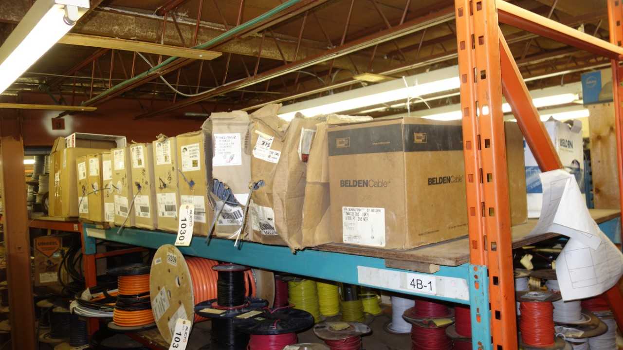 LOT OF ASSORTED COAXLE CABLE - ELECTRICAL COMPONENTS