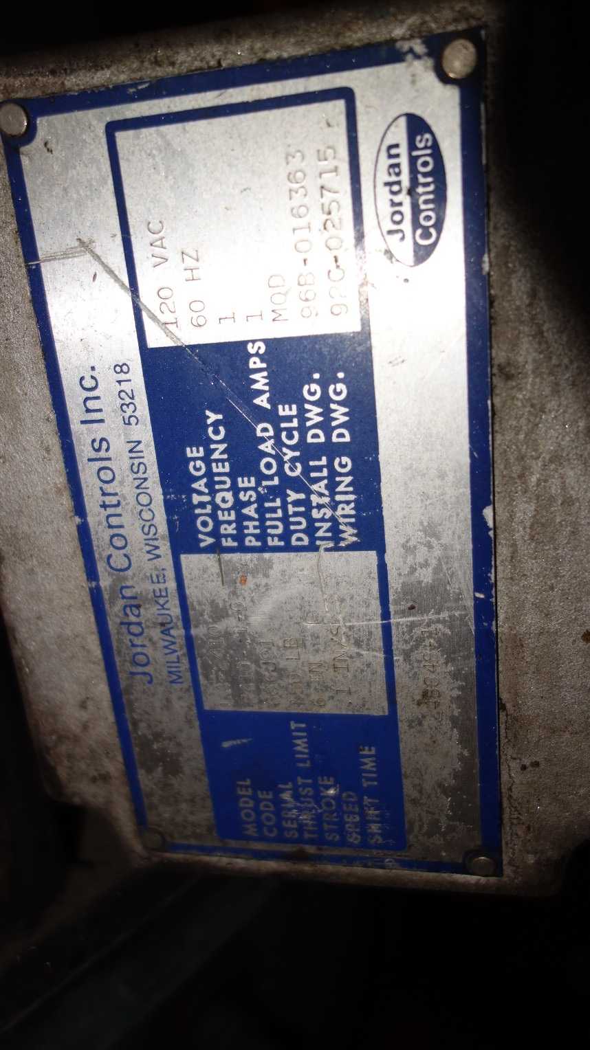 COAL FEEDER W/ RELIANCE 5HP 230/460V-AC MOTOR, JORDAN LA-2410 ACTUATOR - PROCESS EQUIPMENT