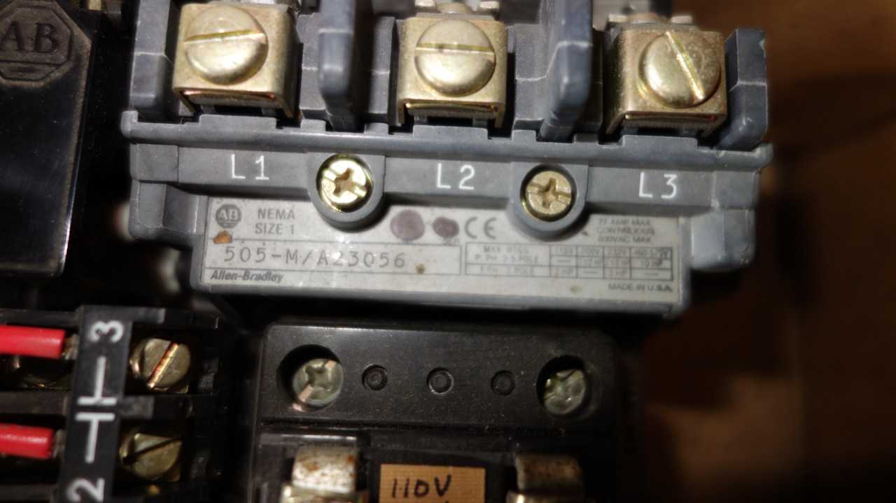 ALLEN BRADLEY 505-M/A23056 SIZE 1 REVERSING STARTER - MOTOR STARTERS
