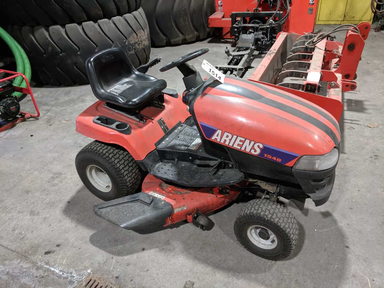 ARIESN 1540 RIDING LAWNMOWER (NEEDS BELTS) - BELTS ARIESN 1540 RIDING LAWNMOWER (NEEDS BELTS) - BELTS