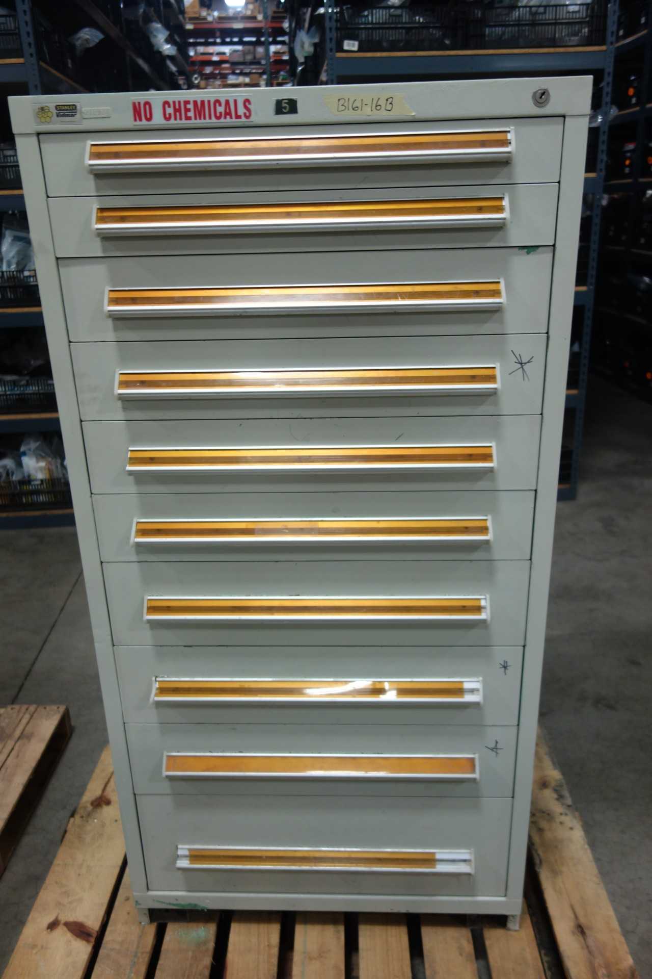 STANLEY VIDMAR 10 DRAWER TOOL CABINET - TOOL STORAGE