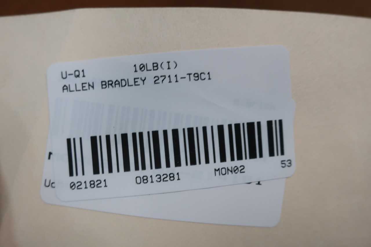 ALLEN BRADLEY 2711-T9C1 PANELVIEW 900 OPERATOR INTERFACE - AUTOMATION & CONTROLS
