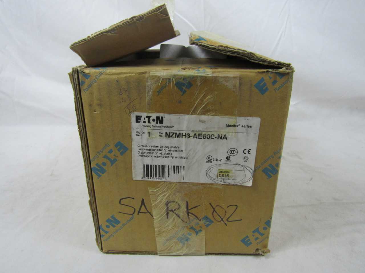 Quantity of 1x NZMH3-AE600-NA MCCB/Molded Case Circuit Breakers - CIRCUIT BREAKERS