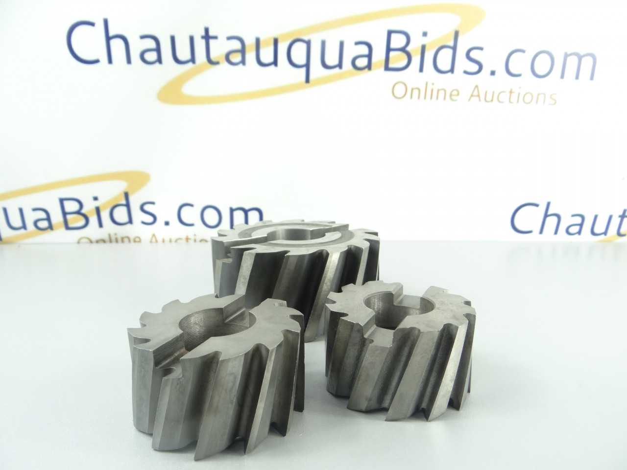 Lot of 3 HSS Shell Mills - MILLING TOOLS