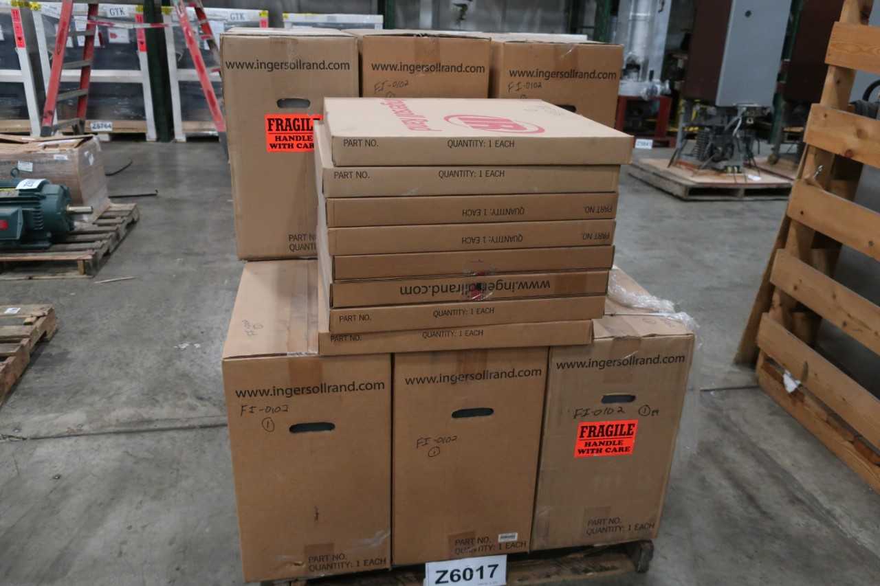 1 PALLET OF INGERSOL-RAND AIR-INTAKE/SILENCERS & FILTERS - PNEUMATIC PARTS