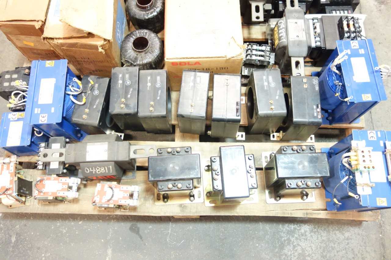 1 PALLET OF ASSORTED TRANSFORMERS- WESTINGHOUSE, GENERAL ELECTRIC, TAISEI DENKI - CONTROL TRANSFORMERS