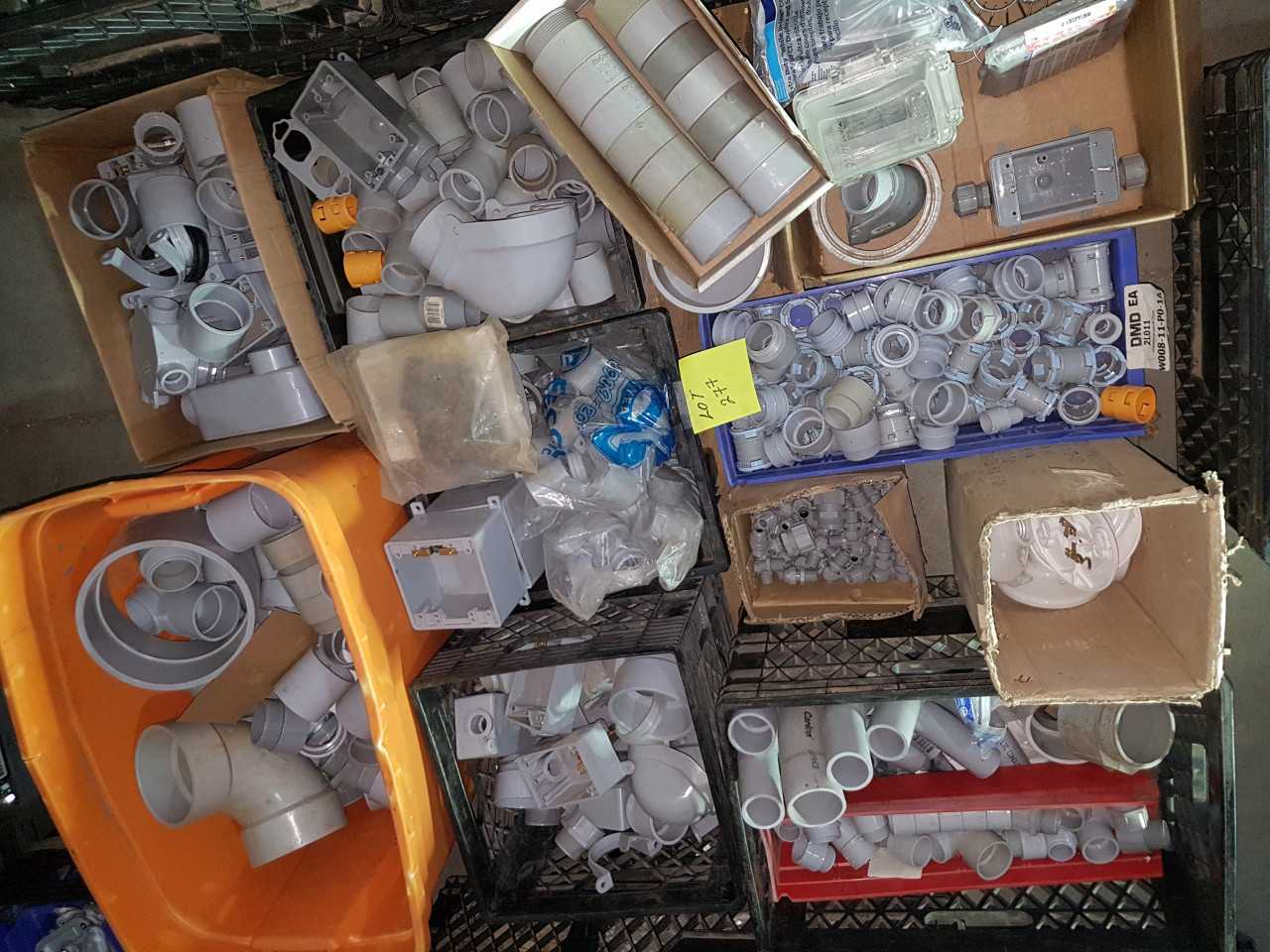 ONE SKID OF MIXING FITTINGS - PROCESS EQUIPMENT