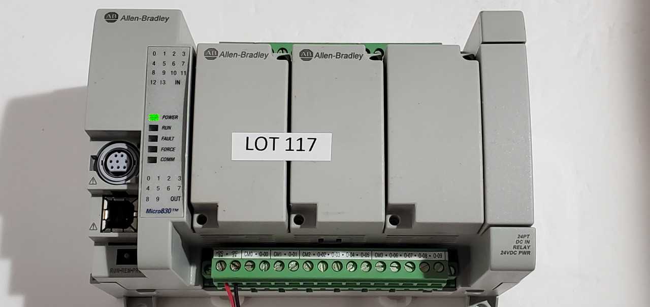 Allen Bradley Micro 830 2080-LC30-24QWB PLC - AUTOMATION & CONTROLS