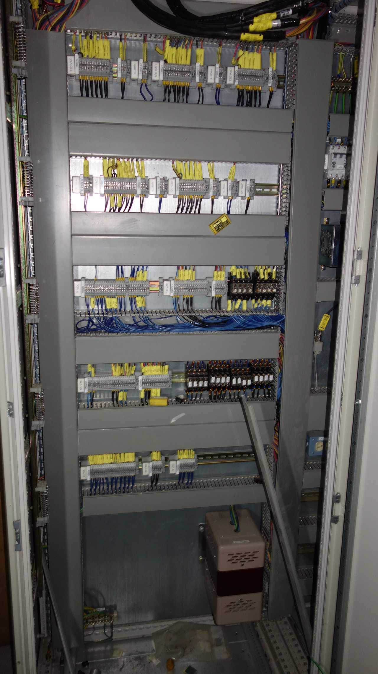 4X SECTIONS OF VALMET CONTROL CABINETS - AUTOMATION & CONTROLS