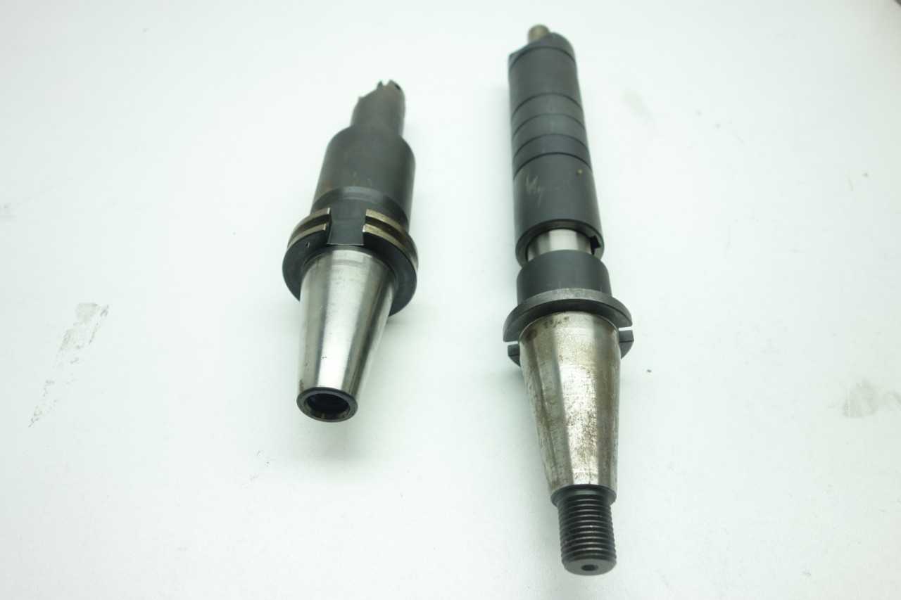 LOT OF ASSORTED CAT40 TOOL HOLDERS - PARLEC - ELECTRIC POWER TOOLS