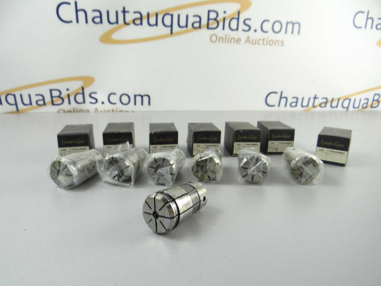 7 New TG75 Lyndex Collets 3-16 to 11-16 - HOLEMAKING TOOLS