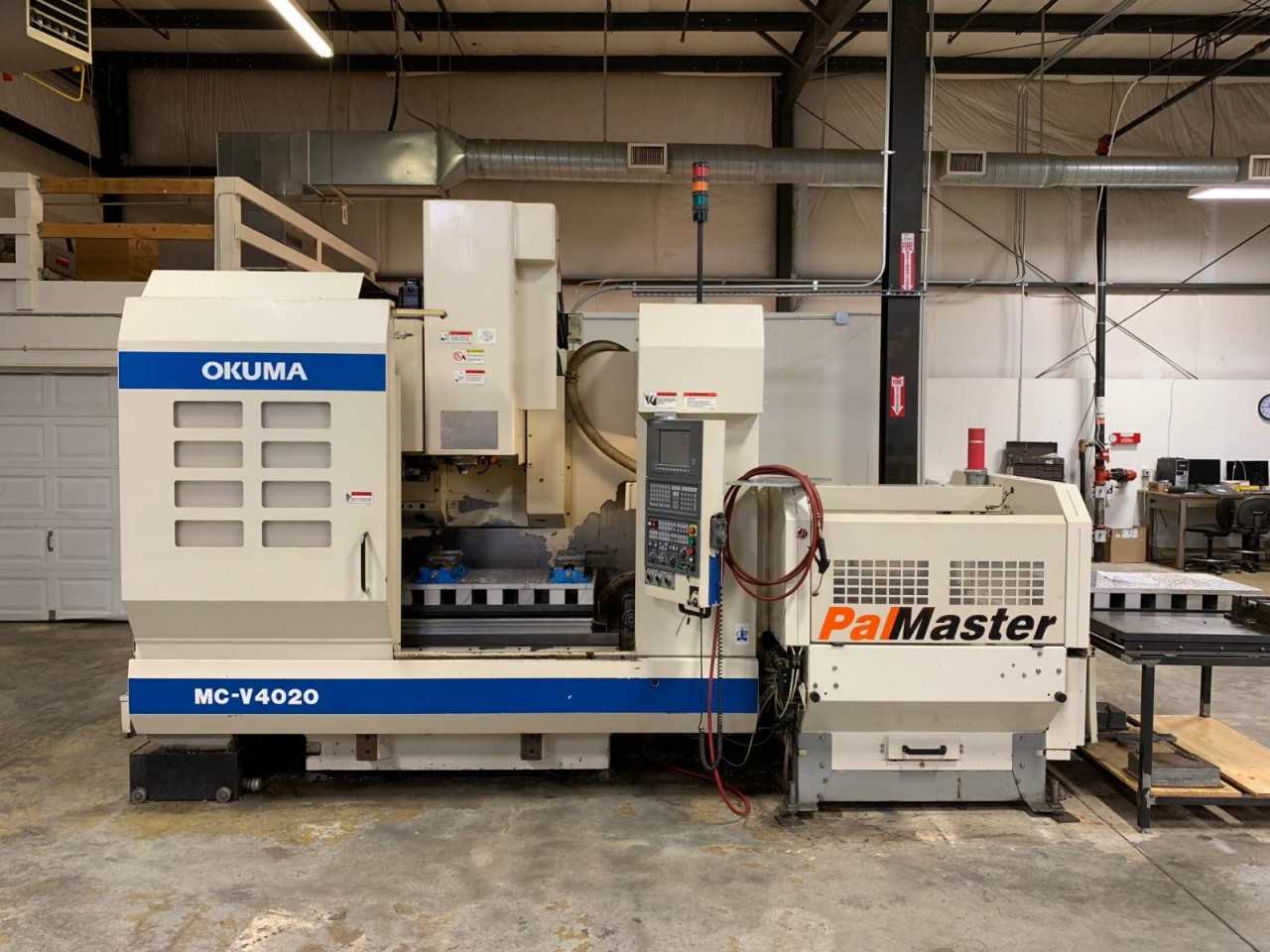 2002 Okuma MC-V4020 Vertical Machining Center with Pallet Changer - VERTICAL MACHINING CENTERS 2002 Okuma MC-V4020 Vertical Machining Center with Pallet Changer - VERTICAL MACHINING CENTERS