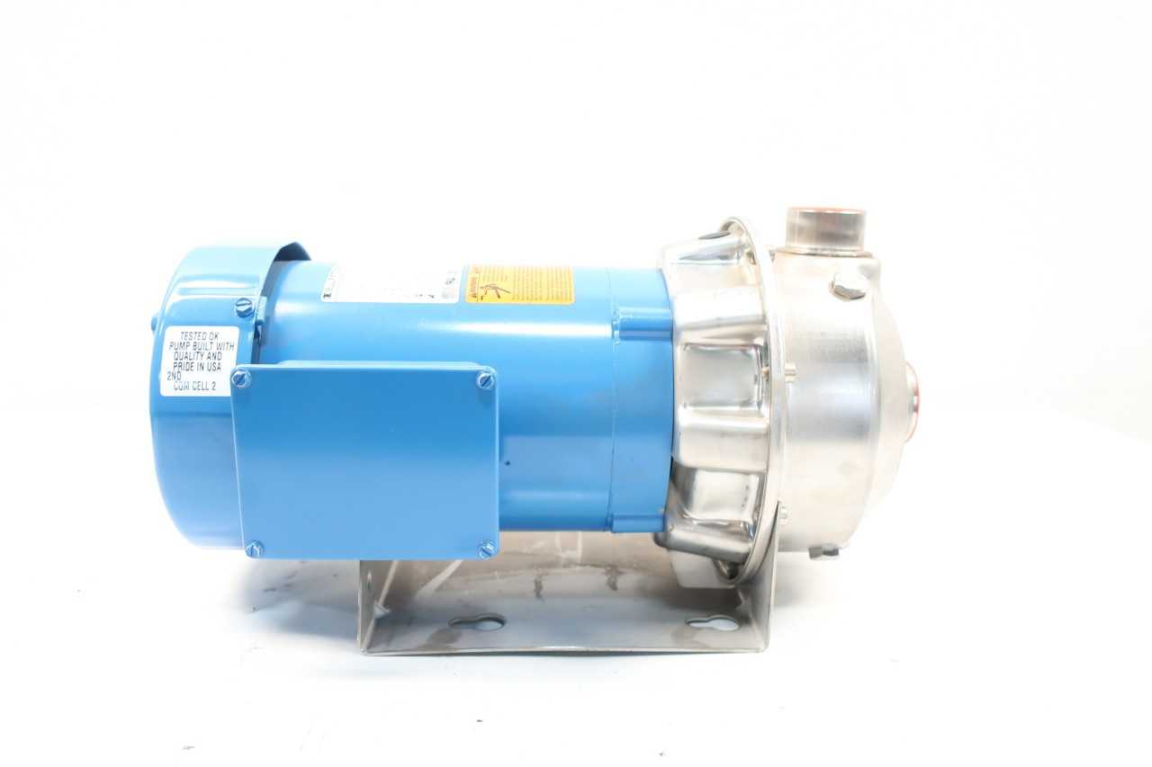 GOULDS 2ST1F6E5 1.25X1.5-6 STAINLESS 1-1/4IN STAINLESS 4-1/4IN 1-1/2HP 1-1/2IN CENTRIFUGAL PUMP - CENTRIFUGAL PUMP GOULDS 2ST1F6E5 1.25X1.5-6 STAINLESS 1-1/4IN STAINLESS 4-1/4IN 1-1/2HP 1-1/2IN CENTRIFUGAL PUMP - CENTRIFUGAL PUMP