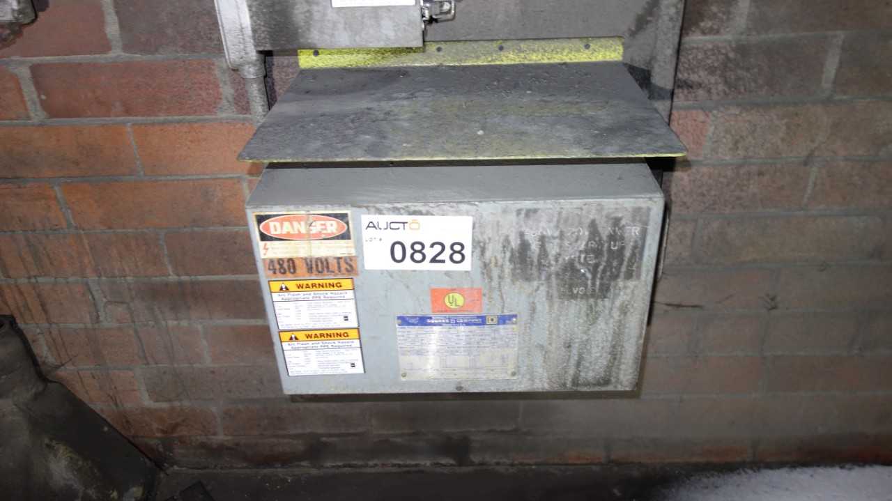 SQUARE D 15T2F 15KVA 480V 280Y/120V 3PH TRANSFORMER - CONTROL TRANSFORMERS